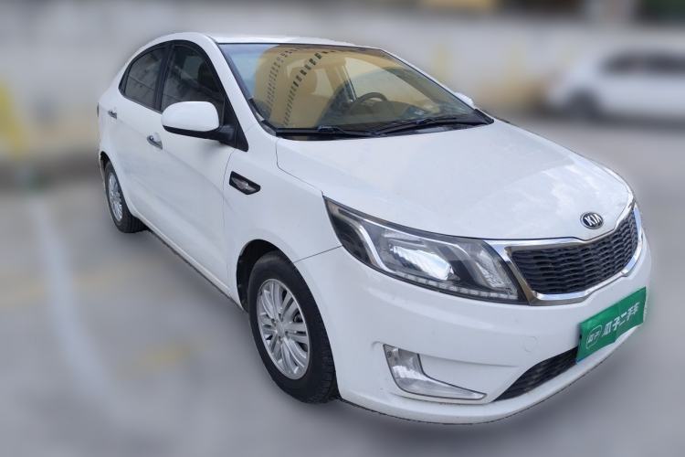 Used Kia K2 2012 Sedan 1.4L MT GLS Commemorative Edition Front Right 45 Deg