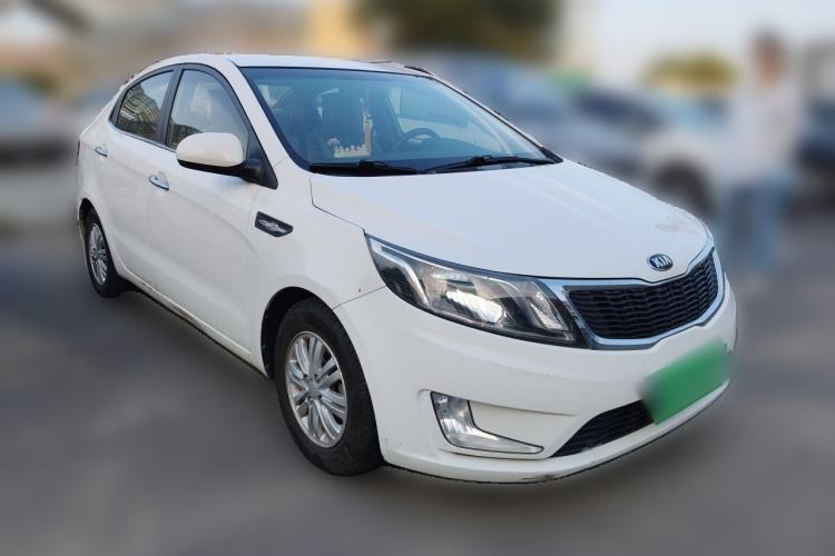 Used Kia K2 2012 Sedan 1.4L Automatic GLS Commemorative Edition Front Right 45 Deg