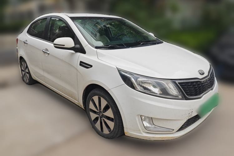 Used Kia K2 2012 Sedan 1.6L Automatic Transmission Premium Commemorative Edition Front Right 45 Deg