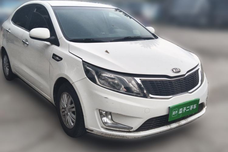 Used Kia K2 2012 Sedan 1.4L Automatic GLS Commemorative Edition Front Right 45 Deg
