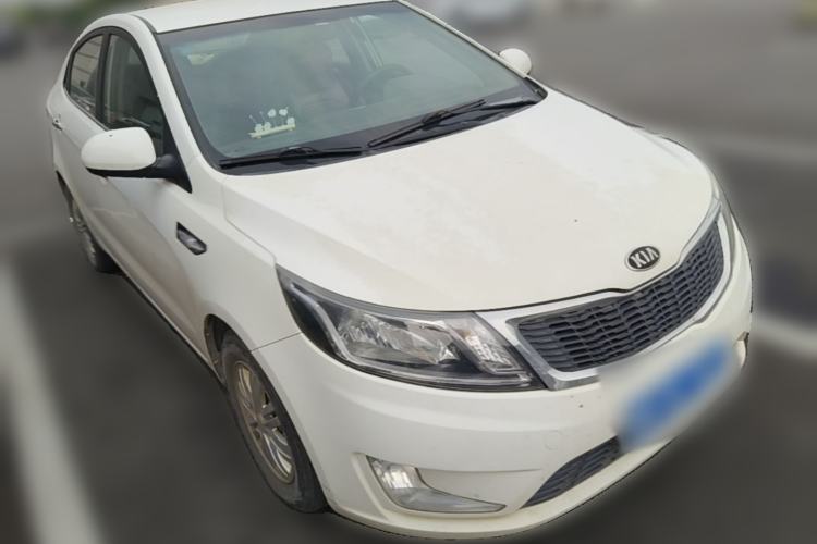Used Kia K2 2012 Sedan 1.4L MT GLS Commemorative Edition Front Right 45 Deg