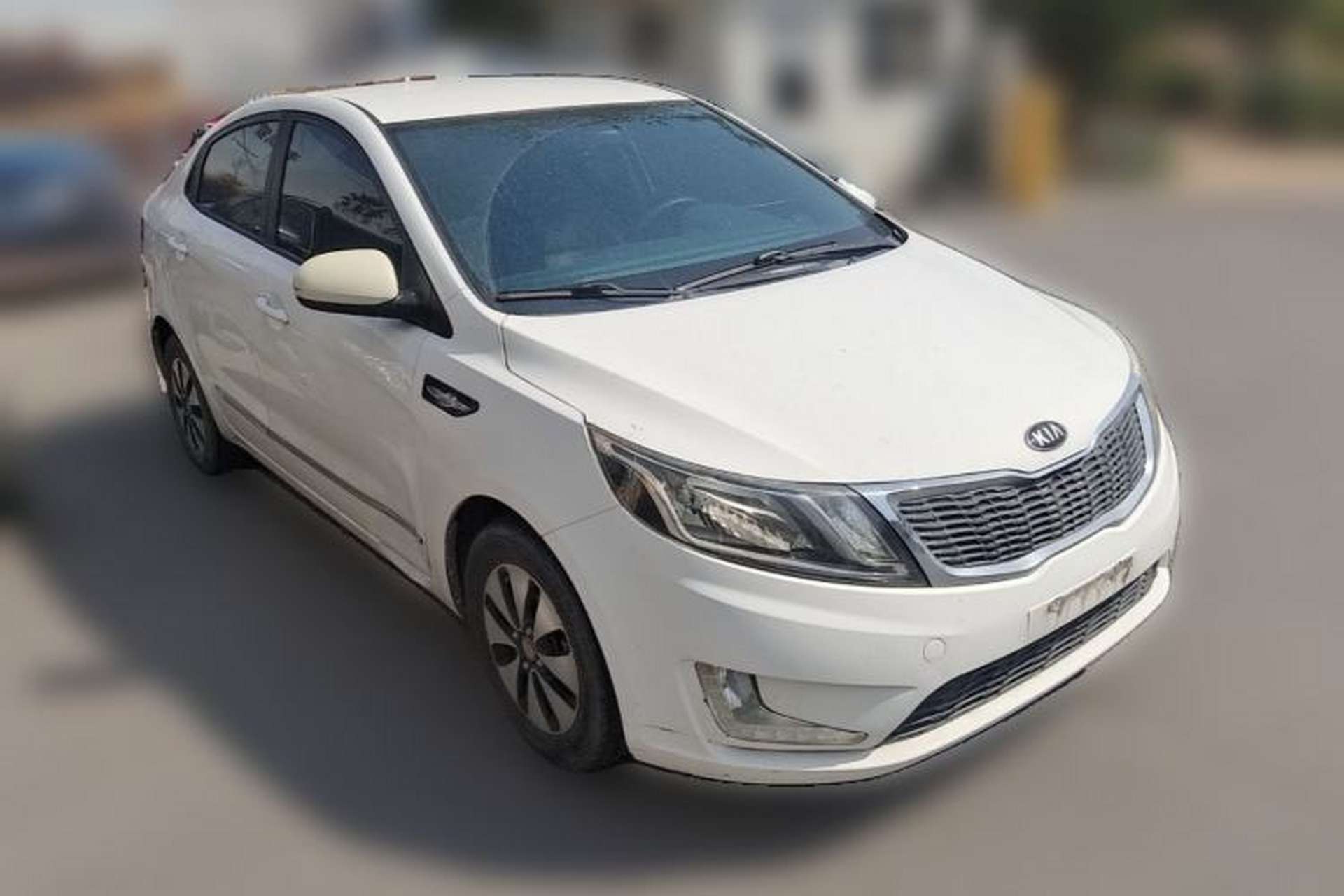 Used Kia K2 2012 Sedan 1.4L Automatic GLS Commemorative Edition Front Right 45 Deg