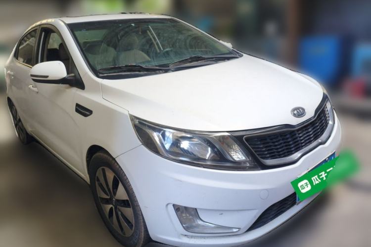 Used Kia K2 2012 Sedan 1.6L Automatic Transmission Premium Commemorative Edition Front Right 45 Deg