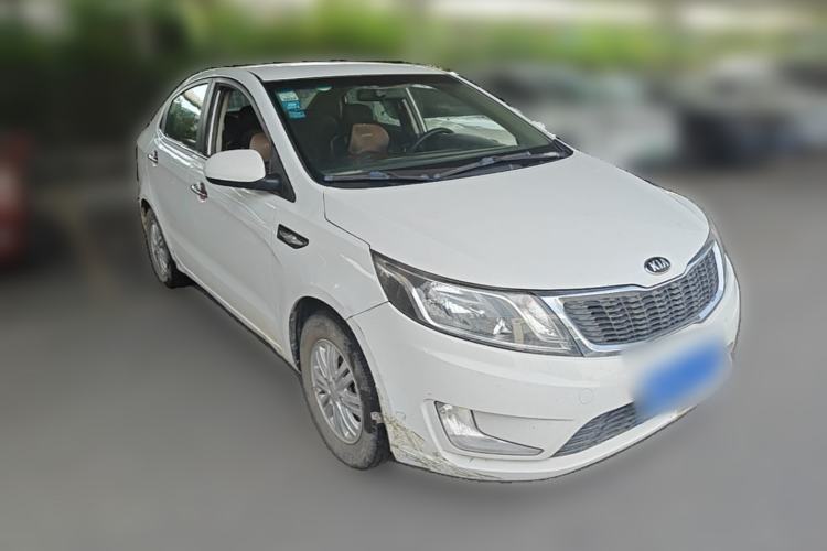 Used Kia K2 2012 Sedan 1.4L MT GLS Commemorative Edition Front Right 45 Deg