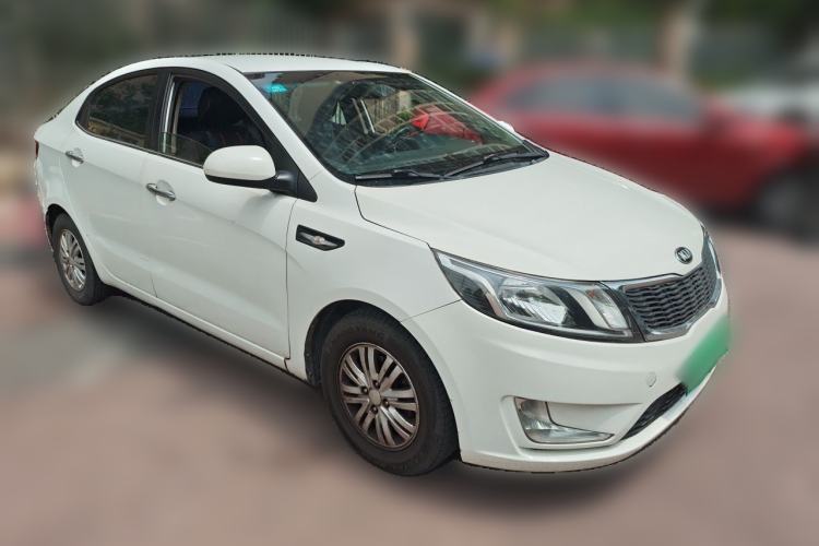 Used Kia K2 2012 Sedan 1.4L MT GLS Commemorative Edition Front Right 45 Deg