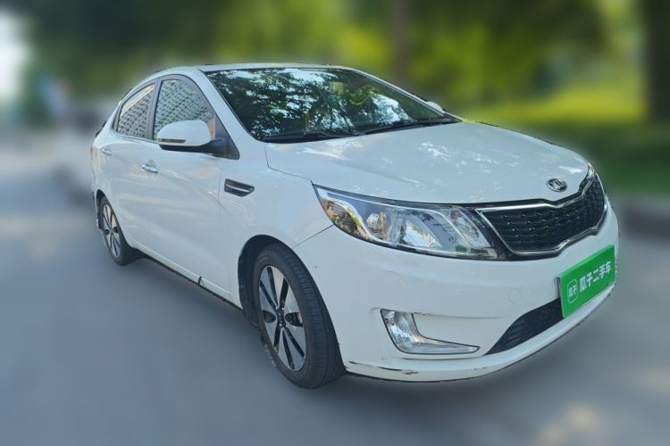 Used Kia K2 2012 Sedan 1.6L Automatic Transmission Premium Commemorative Edition Front Right 45 Deg