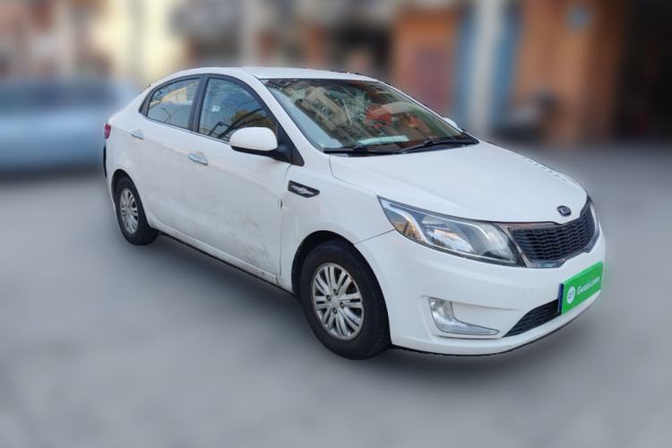 Used Kia K2 2012 Sedan 1.4L MT GLS Commemorative Edition Front Right 45 Deg