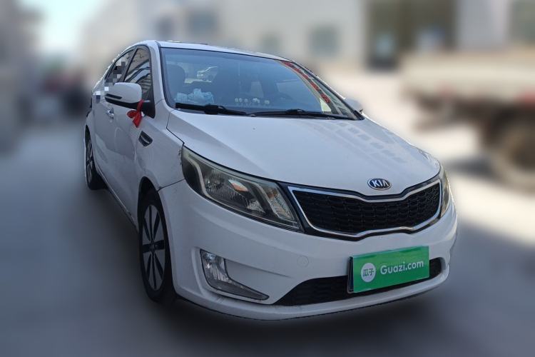 Used Kia K2 2012 Sedan 1.6L Automatic Transmission Premium Commemorative Edition Front Right 45 Deg