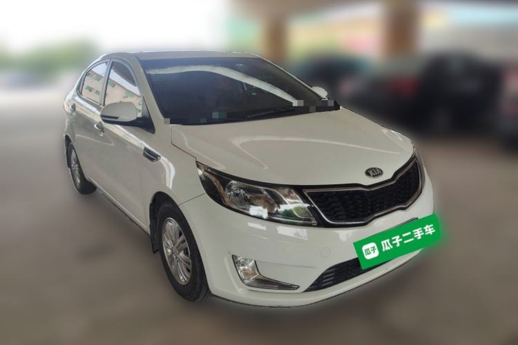 Used Kia K2 2012 Sedan 1.4L MT TOP Commemorative Edition Front Right 45 Deg