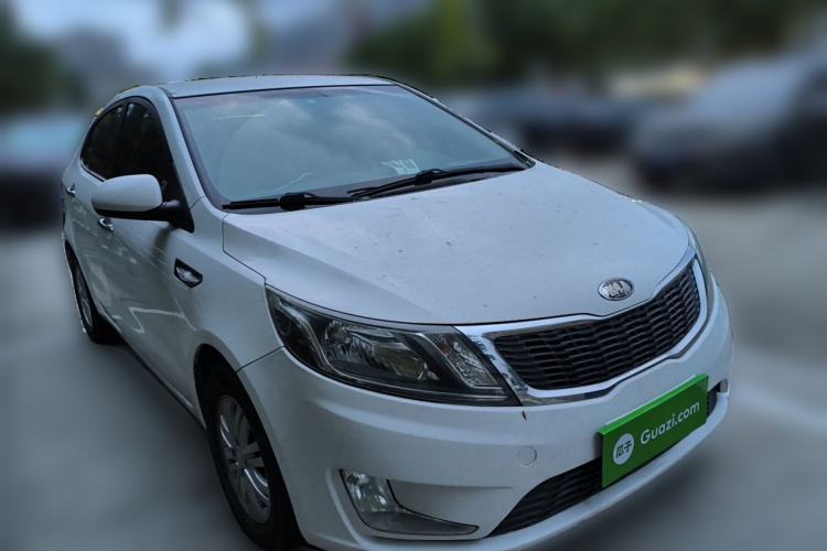 Used Kia K2 2012 Sedan 1.4L MT GLS Commemorative Edition Front Right 45 Deg