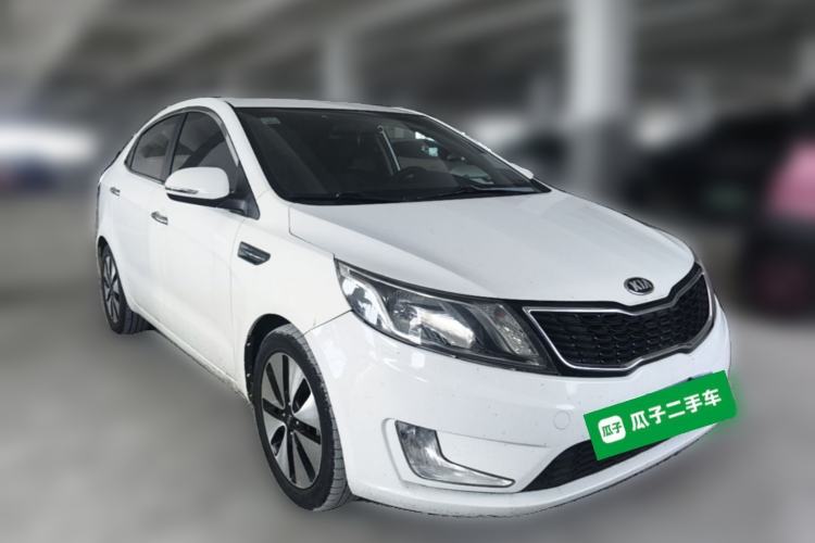 Used Kia K2 2012 Sedan 1.6L Automatic Transmission Premium Commemorative Edition Front Right 45 Deg