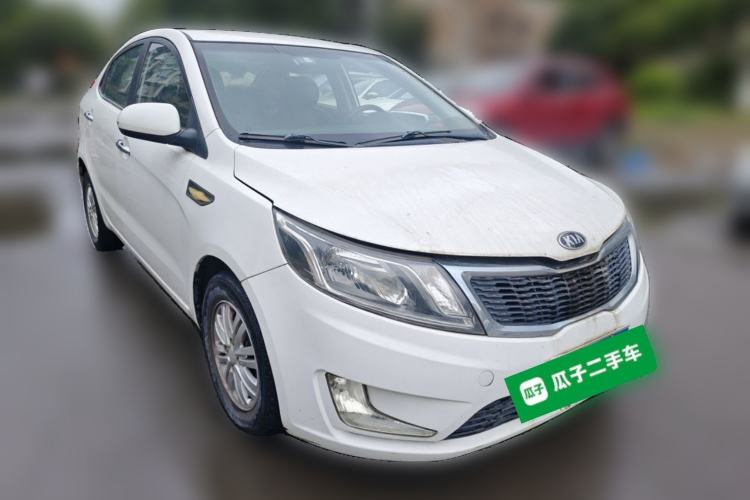 Used Kia K2 2012 Sedan 1.4L MT GLS Commemorative Edition Front Right 45 Deg