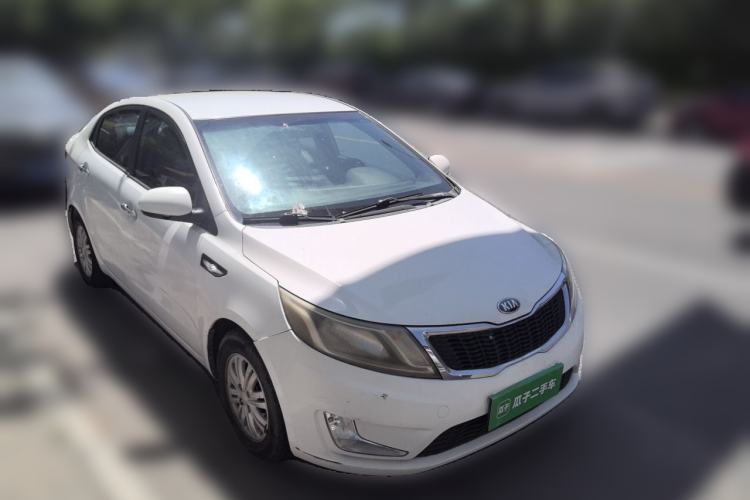 Used Kia K2 2012 Sedan 1.4L Automatic GLS Commemorative Edition Front Right 45 Deg