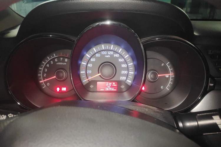 Used Kia K2 2012 Sedan 1.4L Automatic GLS Commemorative Edition Instrument Cluster
