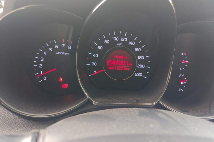 Used Kia K2 2012 Sedan 1.6L Automatic Transmission Premium Commemorative Edition Instrument Cluster