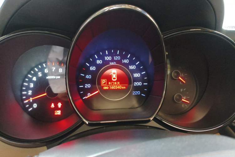 Used Kia K2 2012 Sedan 1.6L Automatic Transmission Premium Commemorative Edition Instrument Cluster