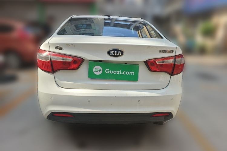 Used Kia K2 2012 Sedan 1.4L MT GLS Commemorative Edition Rear