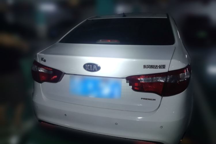 Used Kia K2 2012 Sedan 1.6L Automatic Transmission Premium Commemorative Edition Rear