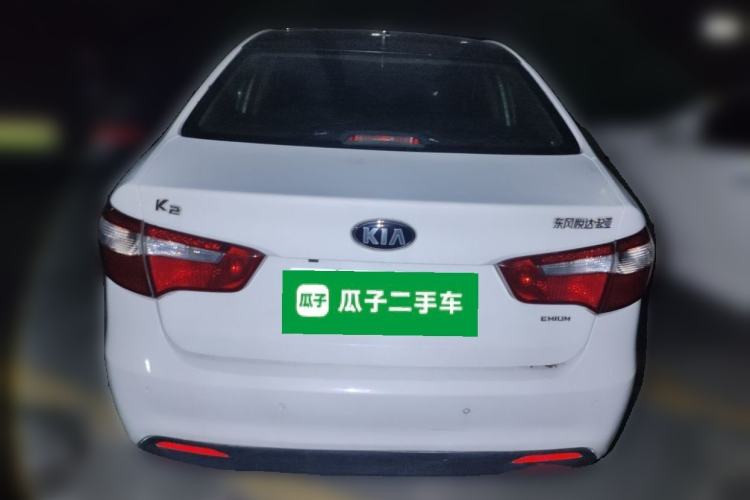 Used Kia K2 2012 Sedan 1.6L Automatic Transmission Premium Commemorative Edition Rear