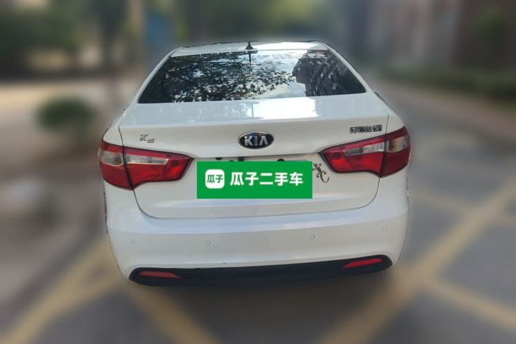 Used Kia K2 2012 Sedan 1.4L Automatic GLS Commemorative Edition Rear