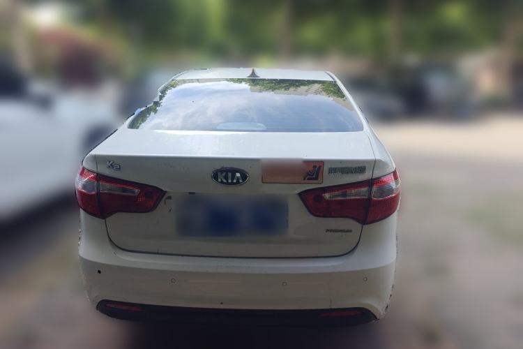 Used Kia K2 2012 Sedan 1.6L Automatic Transmission Premium Commemorative Edition Rear