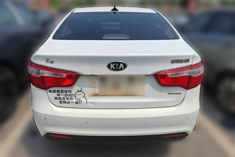 Used Kia K2 2012 Sedan 1.6L Automatic Transmission Premium Commemorative Edition Rear
