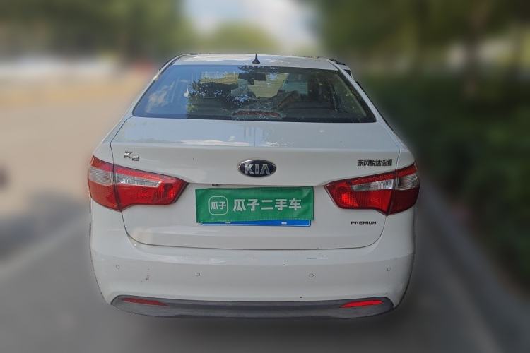 Used Kia K2 2012 Sedan 1.6L Automatic Transmission Premium Commemorative Edition Rear