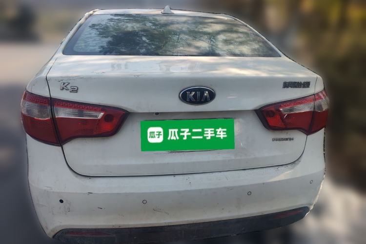 Used Kia K2 2012 Sedan 1.6L Automatic Transmission Premium Commemorative Edition Rear