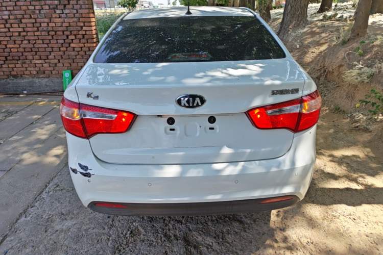 Used Kia K2 2012 Sedan 1.4L MT GLS Commemorative Edition Rear