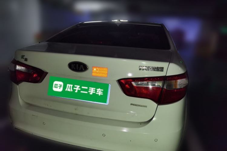 Used Kia K2 2012 Sedan 1.6L Automatic Transmission Premium Commemorative Edition Rear