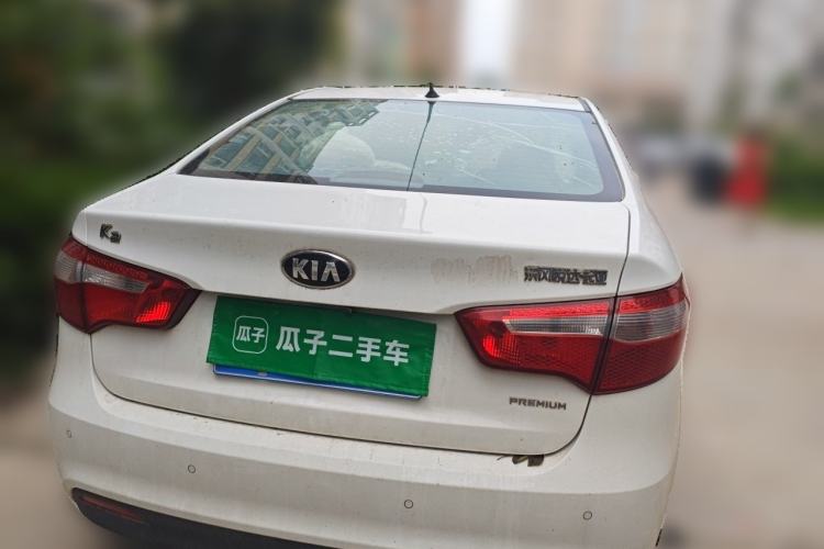 Used Kia K2 2012 Sedan 1.6L Automatic Transmission Premium Commemorative Edition Rear
