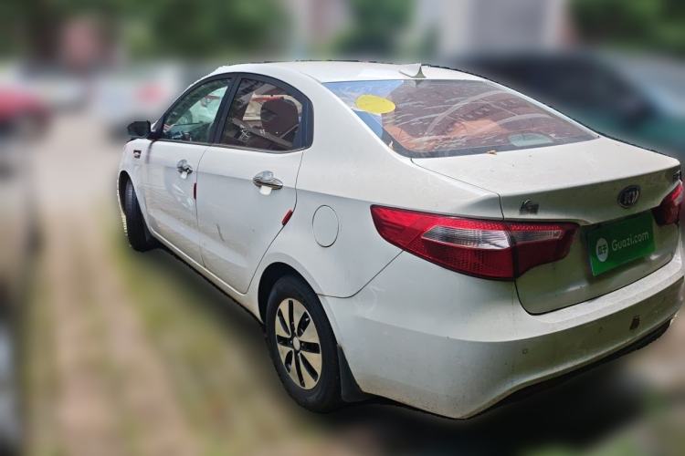 Used Kia K2 2012 Sedan 1.4L MT GL Commemorative Edition Rear Left 45 Deg