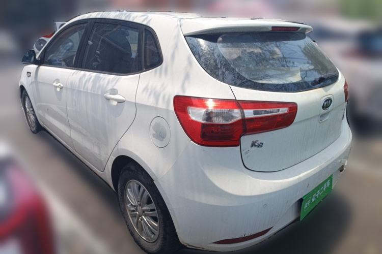 Used Kia K2 2012 Hatchback 1.4L AT GLS Rear Left 45 Deg