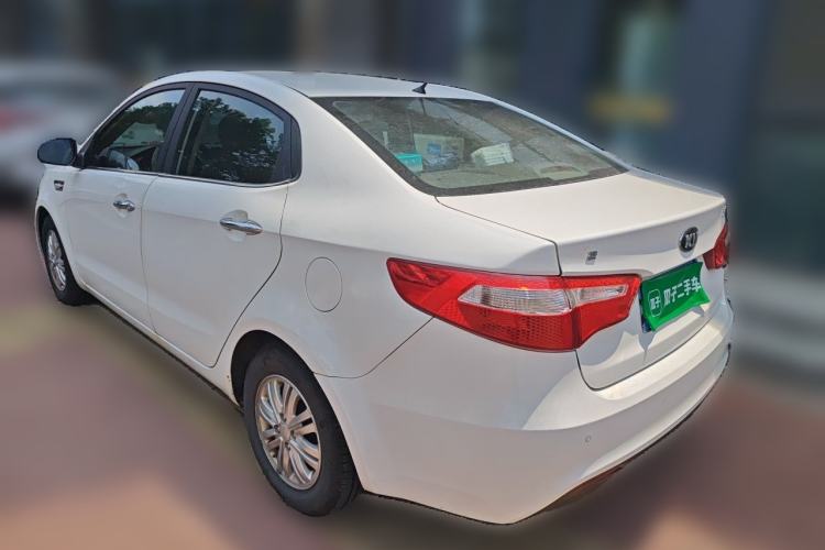Used Kia K2 2012 Sedan 1.4L MT GLS Commemorative Edition Rear Left 45 Deg