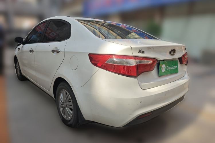 Used Kia K2 2012 Sedan 1.4L MT GLS Commemorative Edition Rear Left 45 Deg
