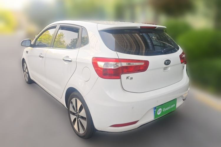 Used Kia K2 2012 Hatchback 1.6L AT Premium Rear Left 45 Deg