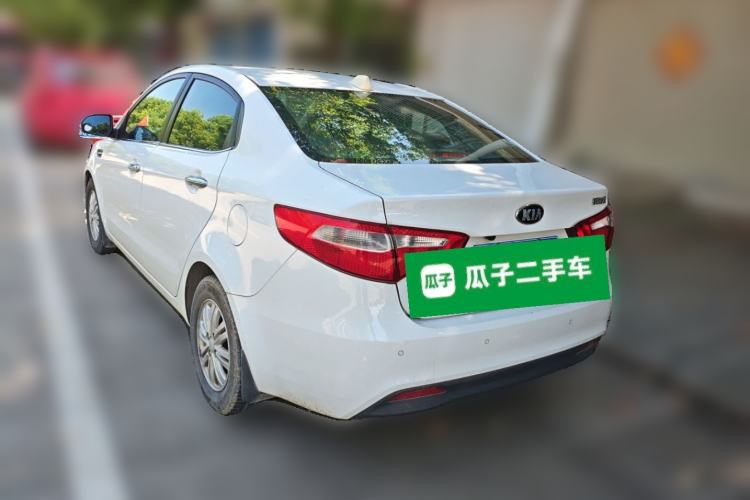Used Kia K2 2012 Sedan 1.4L MT TOP Commemorative Edition Rear Left 45 Deg