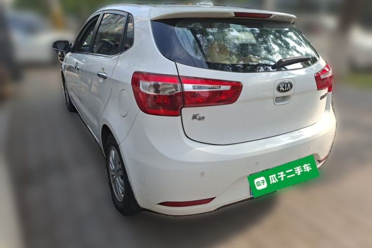 Used Kia K2 2012 Hatchback 1.4L MT Cool Edition Commemorative Model Rear Left 45 Deg