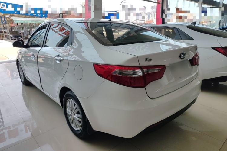 Used Kia K2 2012 Sedan 1.4L Automatic GLS Commemorative Edition Rear Left 45 Deg