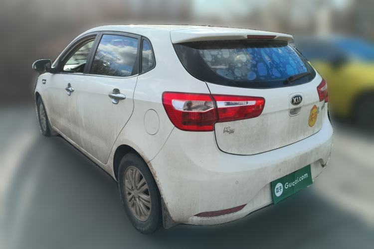 Used Kia K2 2012 Hatchback 1.4L MT Cool Edition Commemorative Model Rear Left 45 Deg