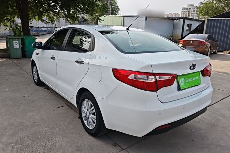 Used Kia K2 2012 Sedan 1.4L Automatic GLS Commemorative Edition Rear Left 45 Deg