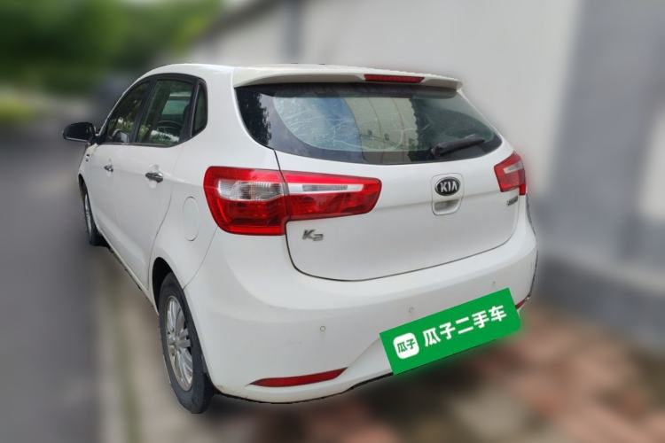 Used Kia K2 2012 Hatchback 1.4L Automatic Cool Edition Rear Left 45 Deg