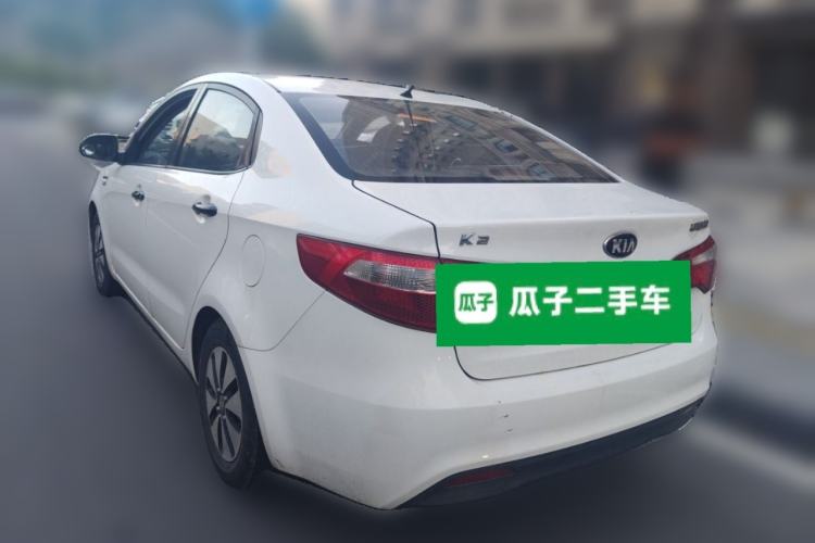 Used Kia K2 2012 Sedan 1.4L Automatic GLS Commemorative Edition Rear Left 45 Deg