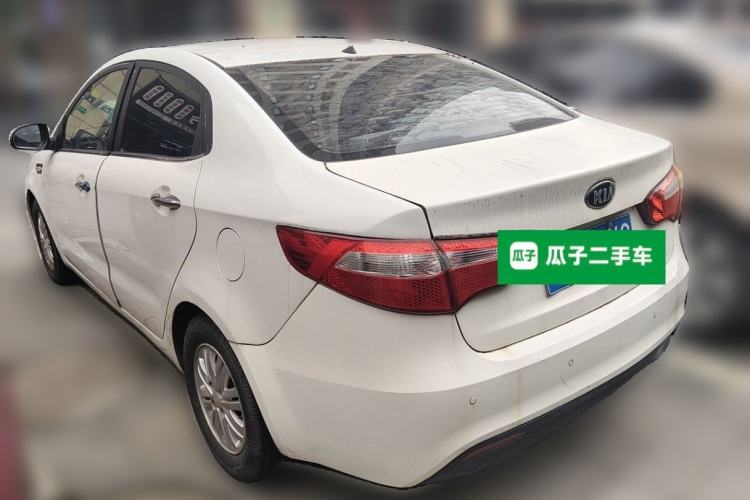 Used Kia K2 2012 Sedan 1.4L Automatic GLS Commemorative Edition Rear Left 45 Deg