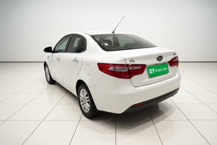 Used Kia K2 2012 Sedan 1.4L Automatic GLS Commemorative Edition Rear Left 45 Deg