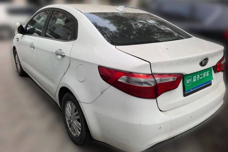 Used Kia K2 2012 Sedan 1.4L Automatic GLS Commemorative Edition Rear Left 45 Deg