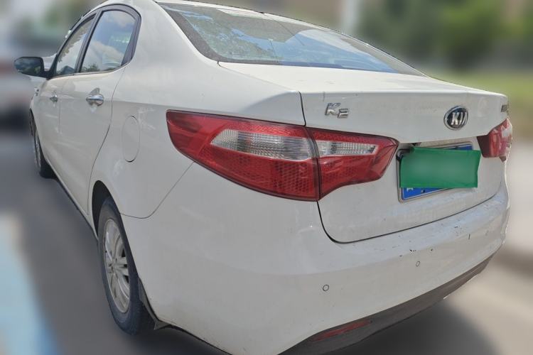 Used Kia K2 2012 Sedan 1.4L MT GLS Commemorative Edition Rear Left 45 Deg