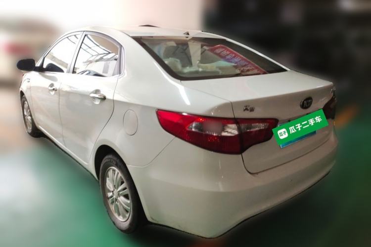 Used Kia K2 2012 Sedan 1.4L MT GLS Commemorative Edition Rear Left 45 Deg