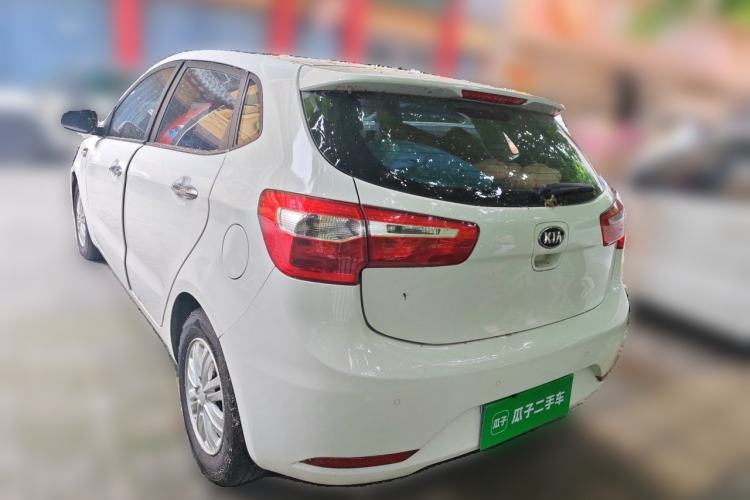 Used Kia K2 2012 Hatchback 1.4L Automatic Cool Edition Rear Left 45 Deg