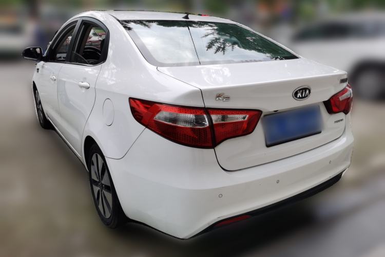 Used Kia K2 2012 Sedan 1.6L AT Premium ECO Rear Left 45 Deg